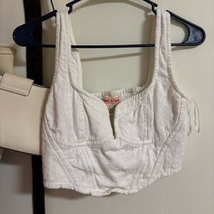 Lone Star White Corset